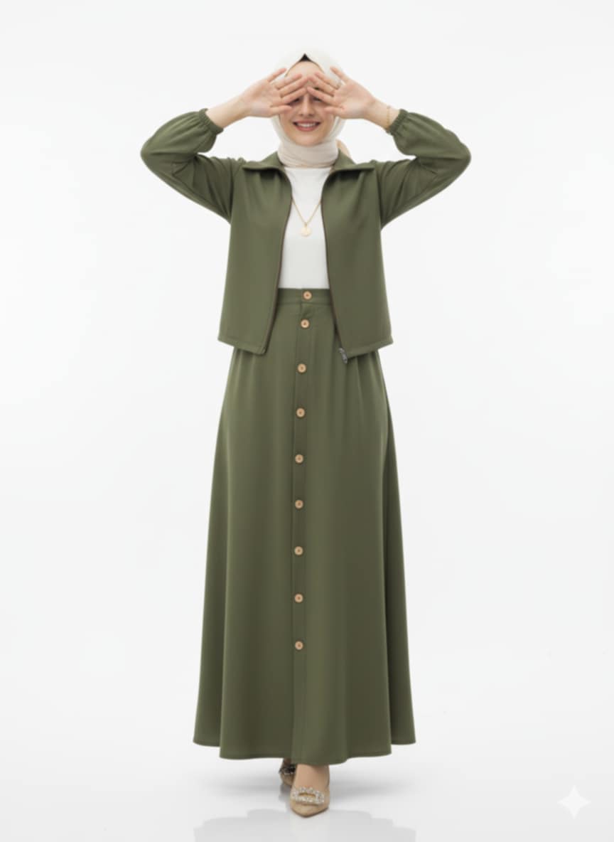 Raghad Takımı Yazlık – Günlük kullanım için ideal, hafif ve şık bir tasarım