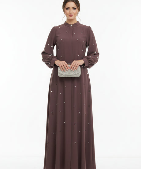 Lulu Yazlık Günlük Elbise – Lila Renk