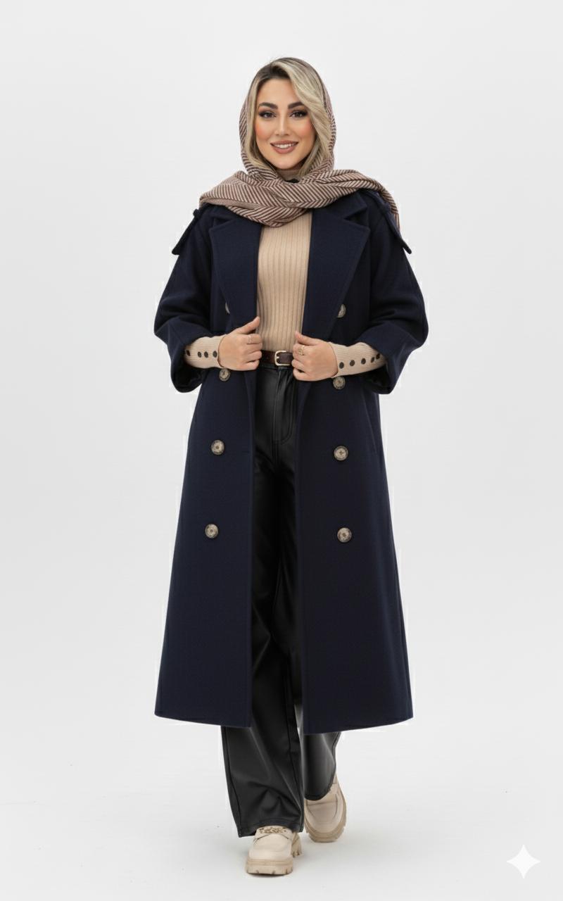 Mayas Kışlık Ceket (Lacivert)