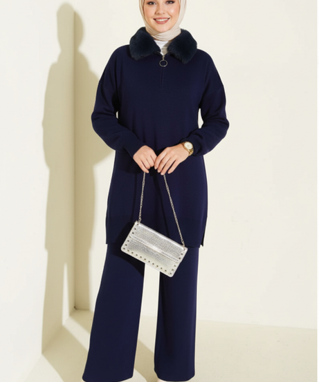 Defne Triko Takımı (Lacivert)