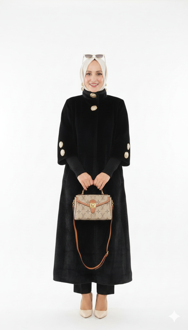 Amal Kışlık Ceket (Siyah)