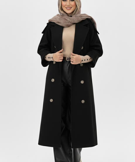 Mayas Kışlık Ceket (Siyah)