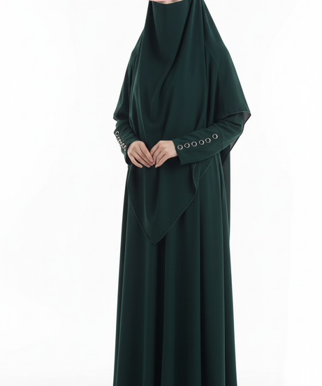 Akleh  Ferace Takimi Model(Zeytin Yeşili) 1823