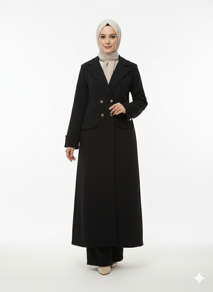 Cevher takımı siyah resmi yazlık