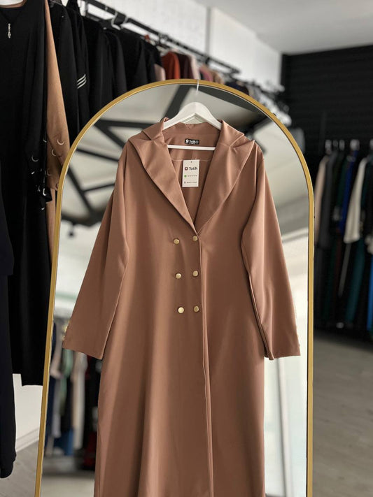 Dünyanın Abaya\'sı  Yaza uygun (Mocha rengi)