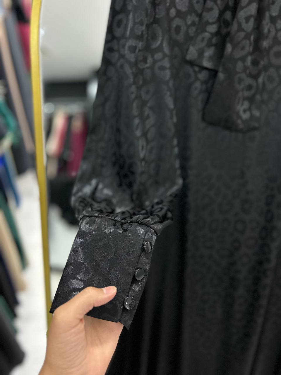 Rana yazlık günlük elbise – Siyah renk