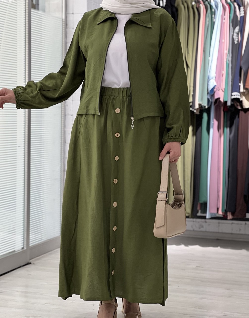 Raghad Takımı Yazlık  – Günlük kullanım için ideal, hafif ve şık bir tasarım