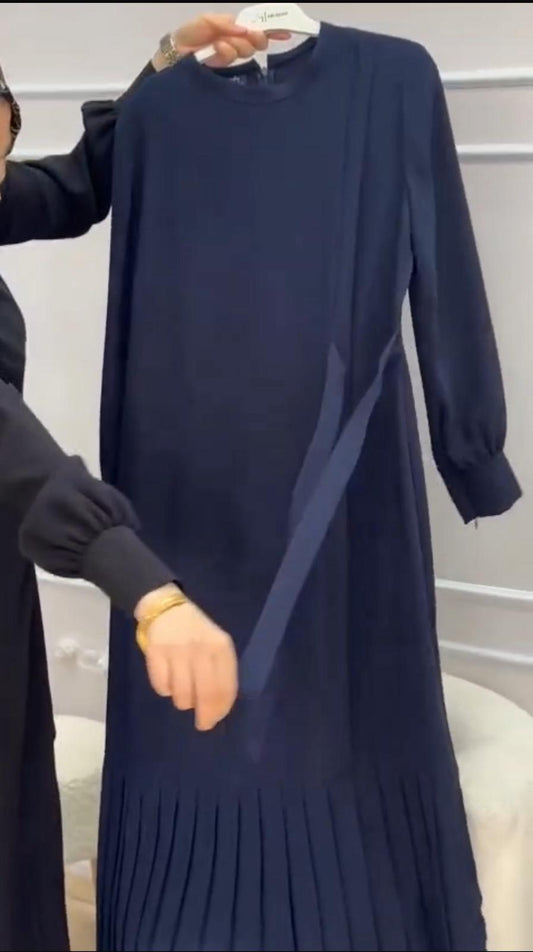 Dima yazlık günlük elbise – Siyah renk