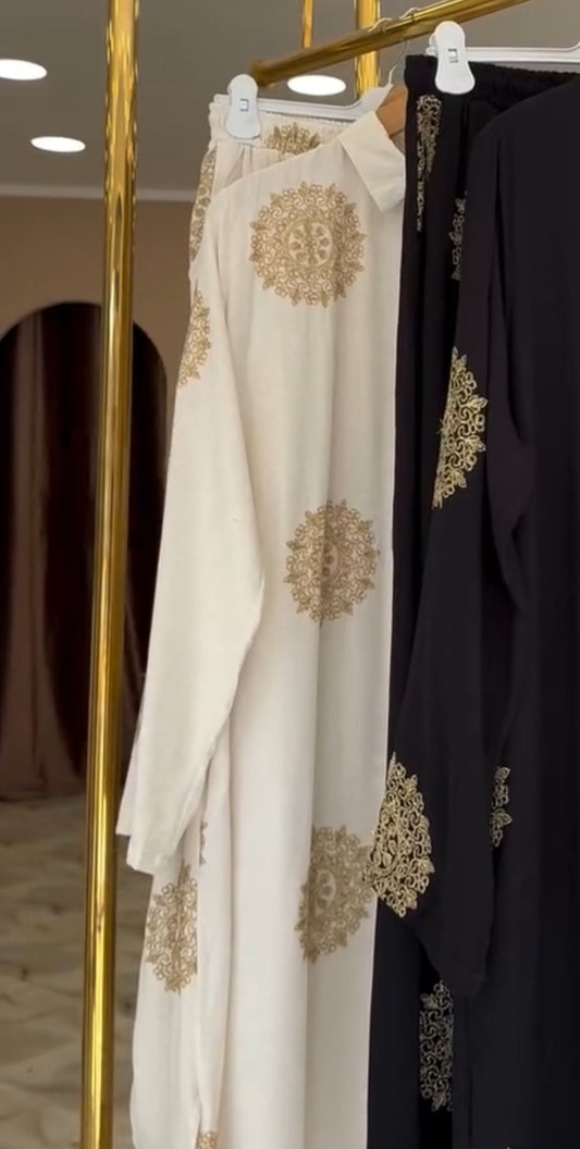 Dehab" Yazlık Resmi Takım (Beyaz)